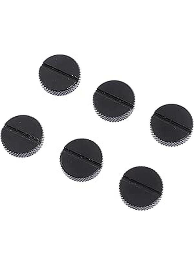 G1 4 Brass Water Cooling Stop Plug Set 6 Pieces Black Hand Tight Fittings PC Radiator - Image 1