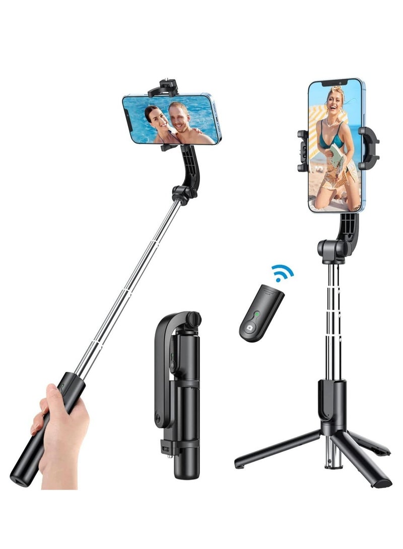 Selfie Stick Tripod Bluetooth, Extendable Phone Tripod Selfie Stick with Wireless Remote Shutter for iPhone Xs MAX/XR/XS/X/8/8P/7/7P/6s/6, Galaxy S9/S8/S7/S6/Note 9/8, Huawei and More - Image 1
