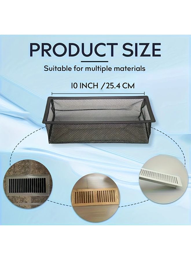 Black Floor Vent Filter Mesh Screen Prevents Insects Pet Hair Dust Debris - Image 4