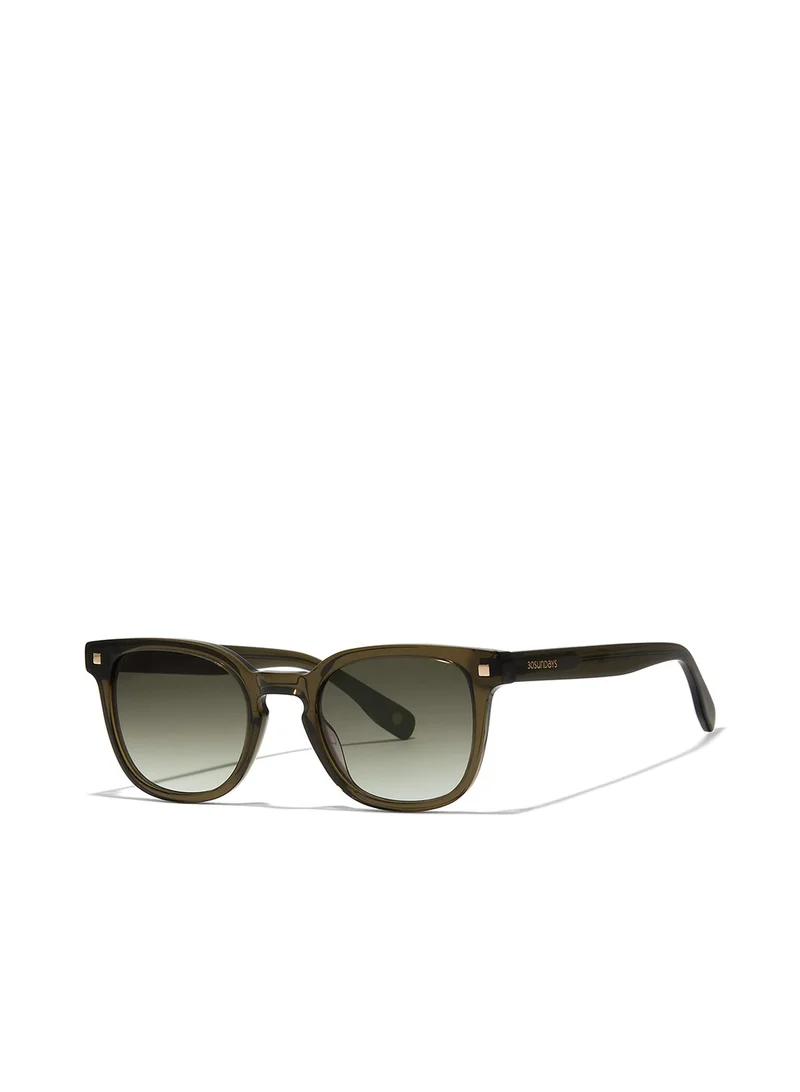 30Sundays 30Sundays REEF Unisex Square Sunglasses with UV Protection