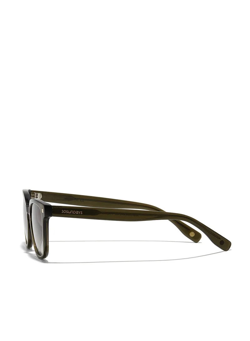 30Sundays 30Sundays REEF Unisex Square Sunglasses with UV Protection