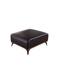 DANUBE HOME Tierra SectionalÂ  Pu Leather Corner Sofa With Stool I Modern Design 5 Pieces Sofa Set Comfortable Living Room Furniture - Beige/Orange/Black  - Image 3