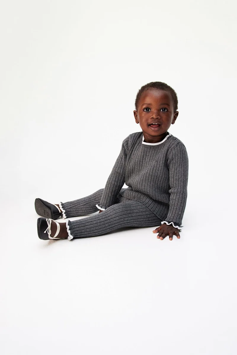 H&M Rib-Knit Leggings