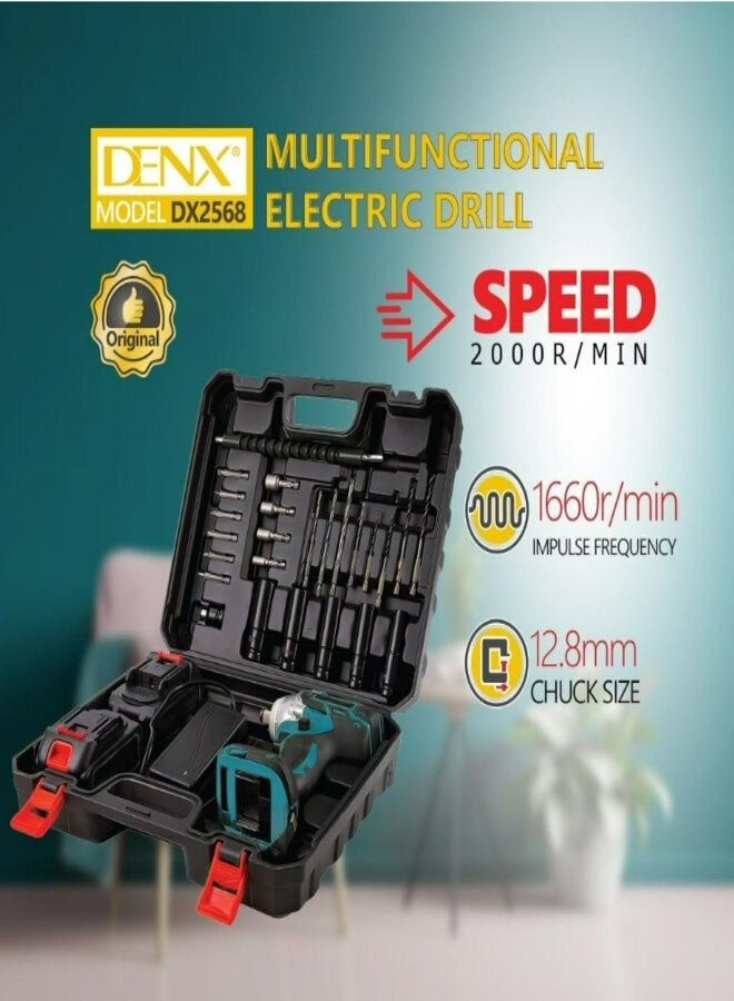 DENX Multifunctional Electric Drill DX2568 - Image 3