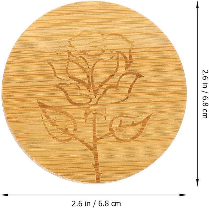 6pcs Jar Lids for Glass Bottles, Reusable Sealed Yogurt and Jam Jar Covers, Washable Caps with 68mm Outer Diameter for Home Canning and Storage - Image 2
