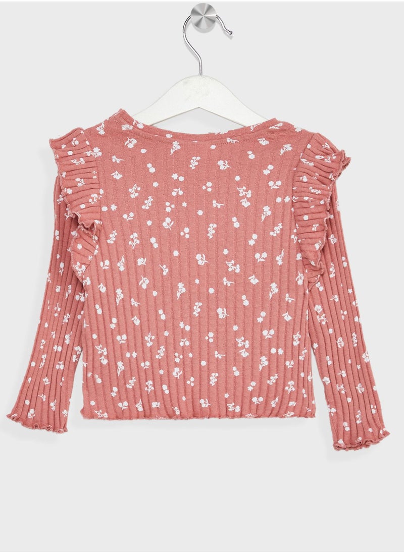 Cotton On - Kids Floral Print Top - Image 1