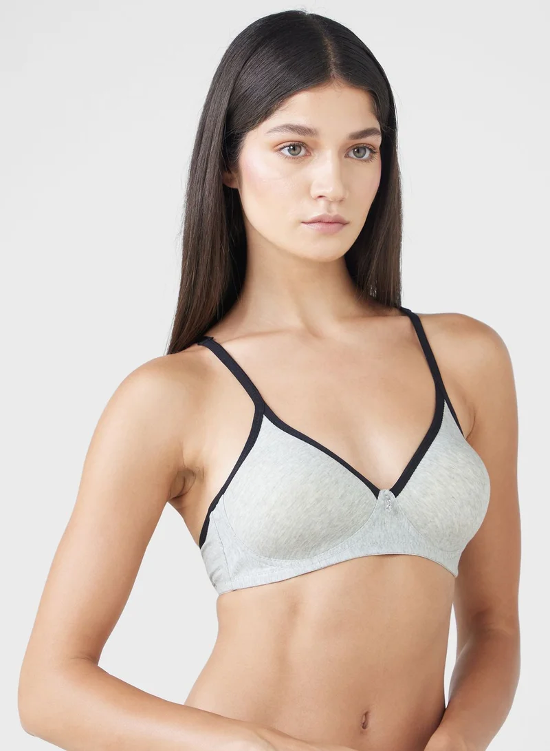 Ginger Contrast Strap T-Shirt Bra