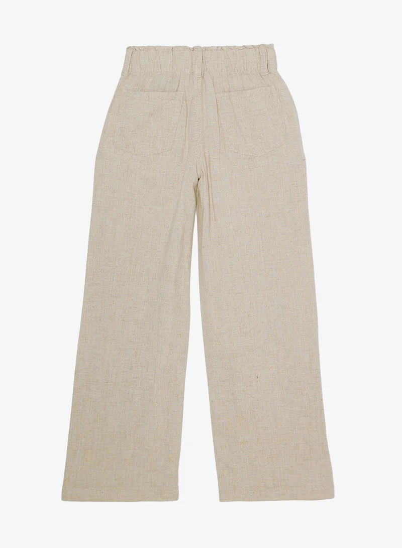 ريبلز مع نمشي Girls Linen Blend Pant