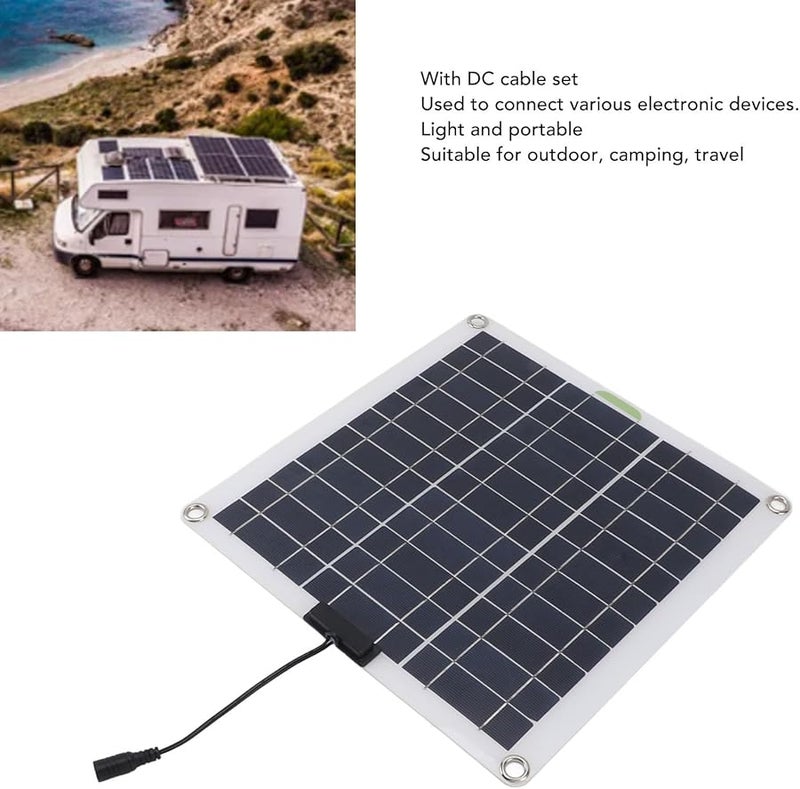 200W Monocrystalline Solar Panel Charger Kit with OBD Plug for Outdoor Camping Portable Battery Maintainer - Image 4
