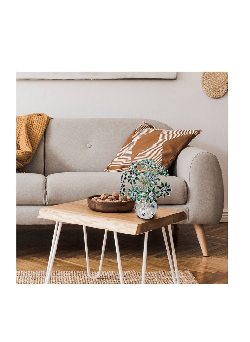 Grab Mantra Turkish blue eye silver tree of life for home protection - Image 3