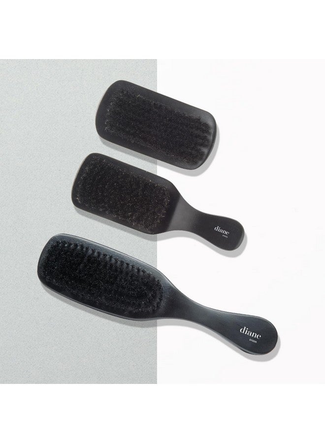 Diane 100% Boar Bristle Curved Club Wave Brush For Men And Women Soft Bristles For Fine To Medium Hair Use For Detangling Smoothing Wave Styles Soft On Scalp Restore Shine And Texture - Image 5