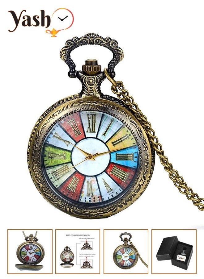YASH - Yash Romanian Style Quartz Pocket Watches Collection - Image 1