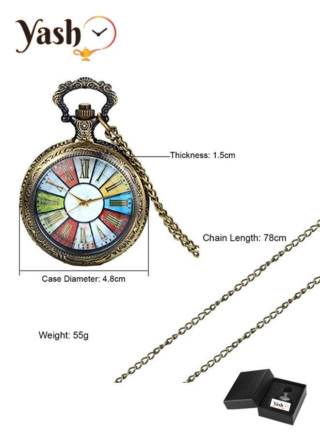 YASH - Yash Romanian Style Quartz Pocket Watches Collection - Image 1