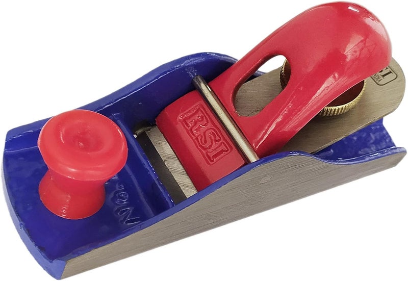Inditrust mini iron steel block plane Randa | RSI heavy duty carpenter wood tool with sharp planer blade attachment red (7 inch) - Image 3
