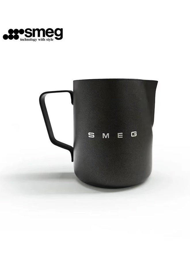smeg 350ml coffee latte maker, fancy coffee with scale, milk frothing cup, entry-level round mouthed tip - Image 1