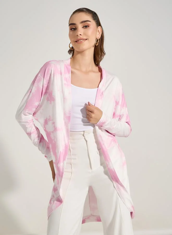 تايك تو Tie & Dye Midi Length Kimono