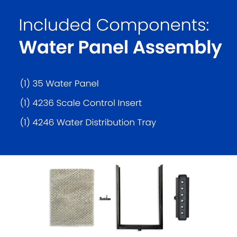 AprilAire 4750 Humidifier Maintenance Kit with Water Panel Model No. 35 Humidifier Replacement Filter for AprilAire Whole-House Humidifier Models: 700, 700A, 700M, 760, 760A, 768 - Image 4