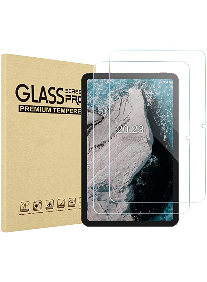 Procases (2 Pack) ProCase Screen Protector for Nokia T20 Tablet 10.4 Inch 2021, Tempered Glass Protective Screen Film Guard Compatible with Nokia T20 10.4" 2021 - Image 1
