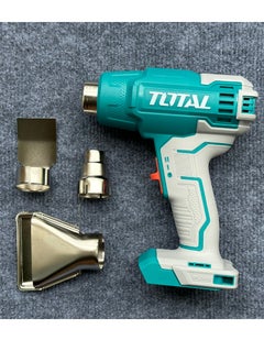 TOTAL TOTAL 20V Cordless Heat Gun with 4.0Ah Battery, Charger & 3 Nozzles – Dual Temperature Settings (300°C / 550°C), Portable Hot Air Tool for Paint Removal, Shrink Wrapping & DIY Projects  - Image 4