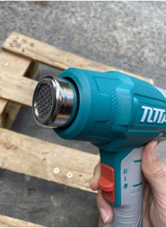 TOTAL TOTAL 20V Cordless Heat Gun with 4.0Ah Battery, Charger & 3 Nozzles – Dual Temperature Settings (300°C / 550°C), Portable Hot Air Tool for Paint Removal, Shrink Wrapping & DIY Projects  - Image 5