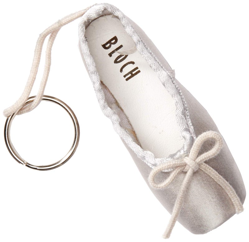 Bloch Unisex-Adult's Standard Mini Pointe Shoe Keyring, Silver, one - Image 1