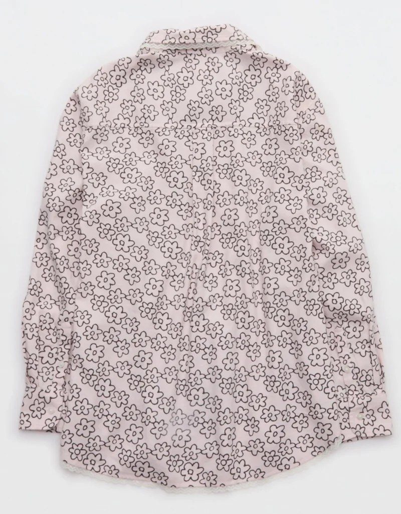 Aerie  Aerie Flannel Pajama Shirt for Women | Best Price UAE
