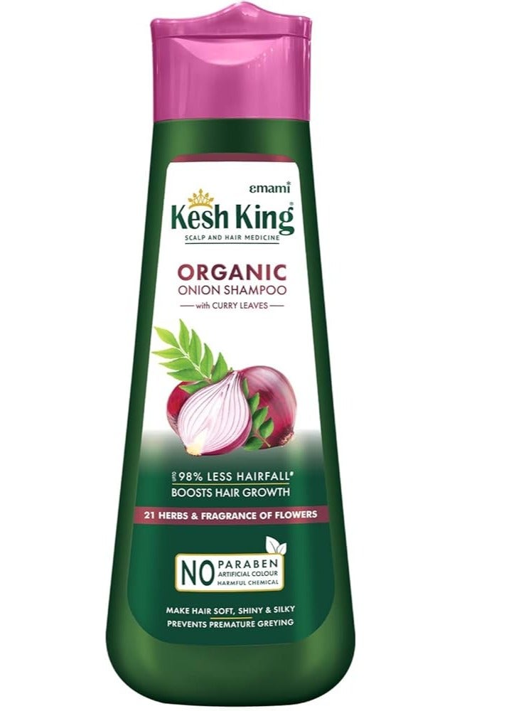 Kesh King Natural Hair Care Set – Organic Onion Shampoo & Conditioner with Herbs - Image 2