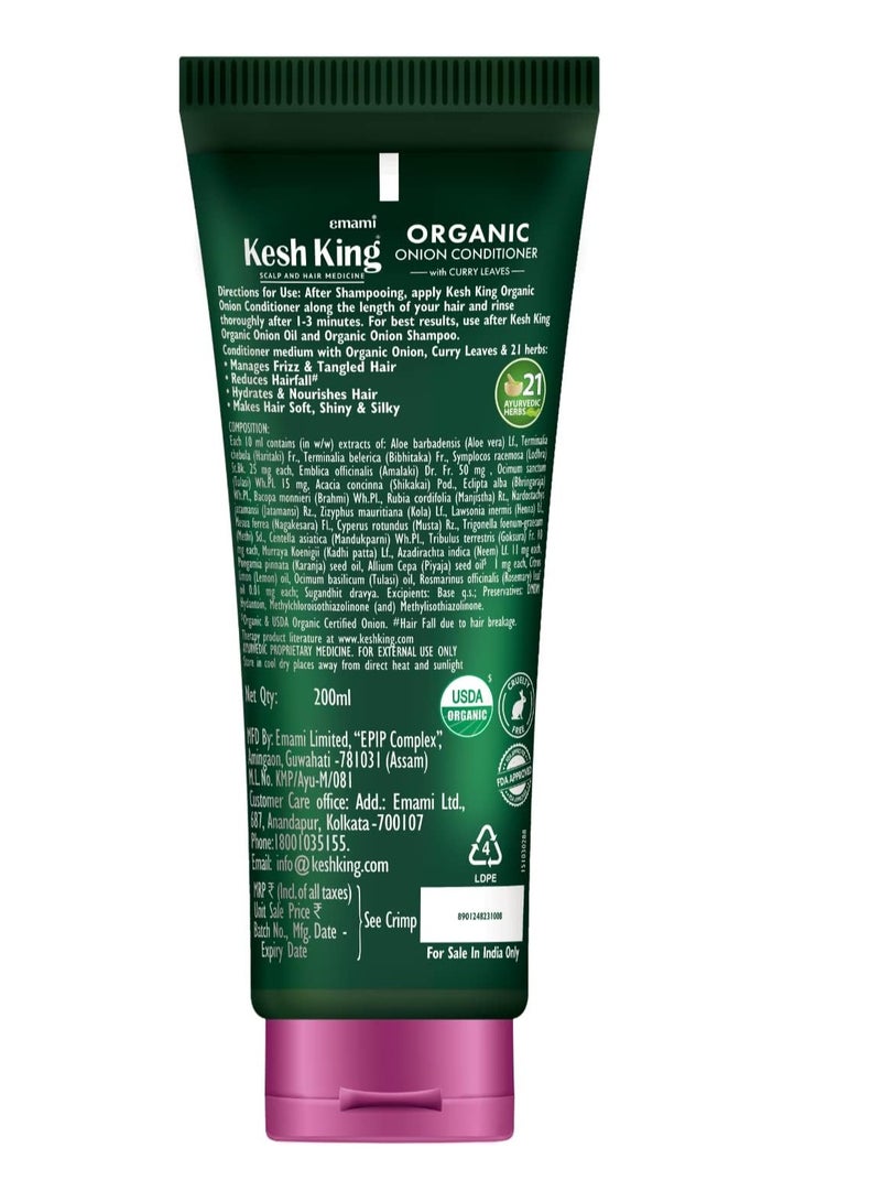Kesh King Natural Hair Care Set – Organic Onion Shampoo & Conditioner with Herbs - Image 5
