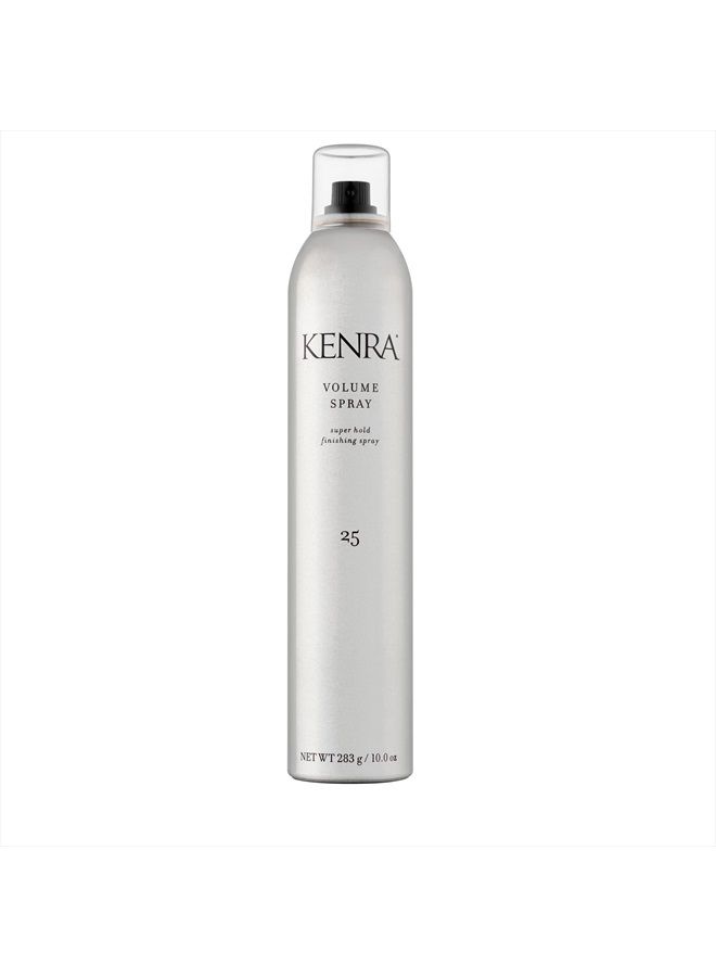Kenra Volume Spray 25 80% | Super Hold Finishing & Styling Hairspray | Flake-free & Fast-drying | Wind & Humidity Resistance | All Hair Types | 10 oz