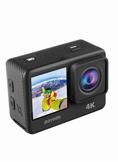 Waterproof 4K Action Camera /16MP HD Photos / Dual Screen Display- Black - pzsku/ZAA15A1E3C5B1AB3EF269Z/45/_/1735983353/ea880db1-4cd6-4905-91cc-6af667cb34a6