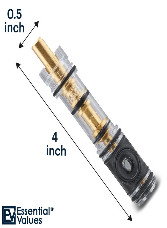 Essential Values 1225 Replacement Cartridge for Moen - Aftermarket Replacement Compatible with One Handle Kitchen and Bathroom Sink Faucets, Slick Polished Finish - Fine Metal - Image 3