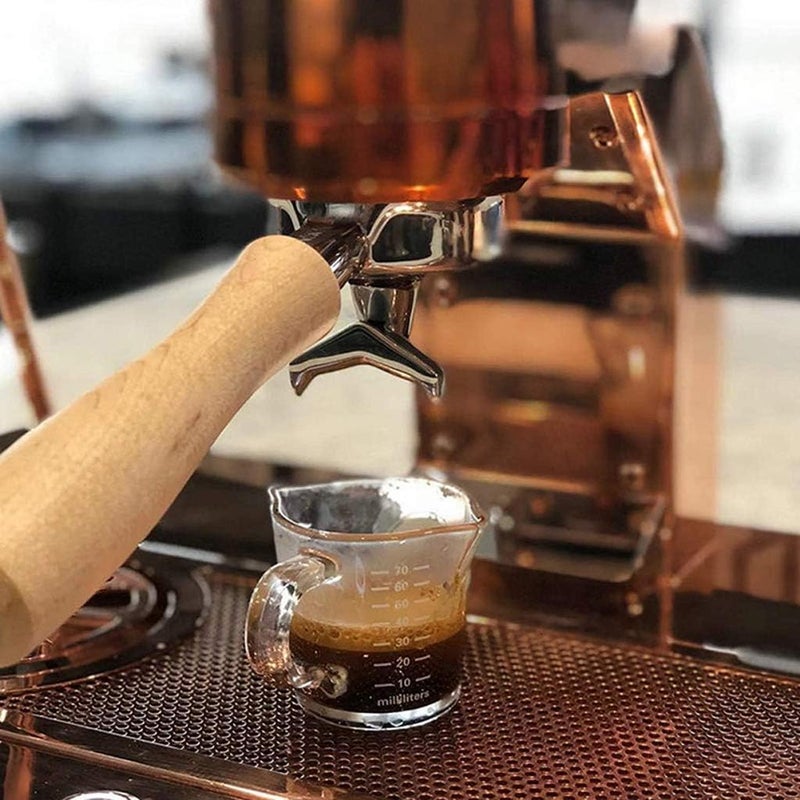 klarako 70 Ml Glass Measuring Jugs Coffee And Milk Cups Kitchen Utensils Dishwasher Safe - Image 5