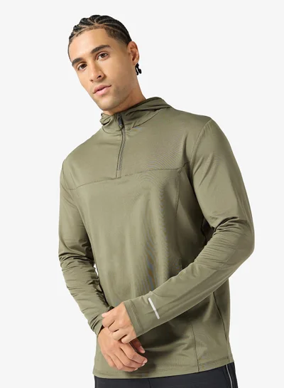 Sun and Sand Sports Men's Quarter Zip Hoodie