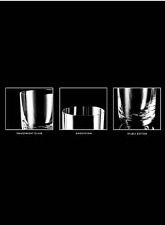 Krosno Krosno Crystal Glasses | Set of 6 | 300ml | Glamour Collection | Perfect for Home, Restaurants and Parties | Dishwasher Safe  - Image 3