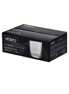 Krosno Krosno Crystal Glasses | Set of 6 | 300ml | Glamour Collection | Perfect for Home, Restaurants and Parties | Dishwasher Safe  - Image 5