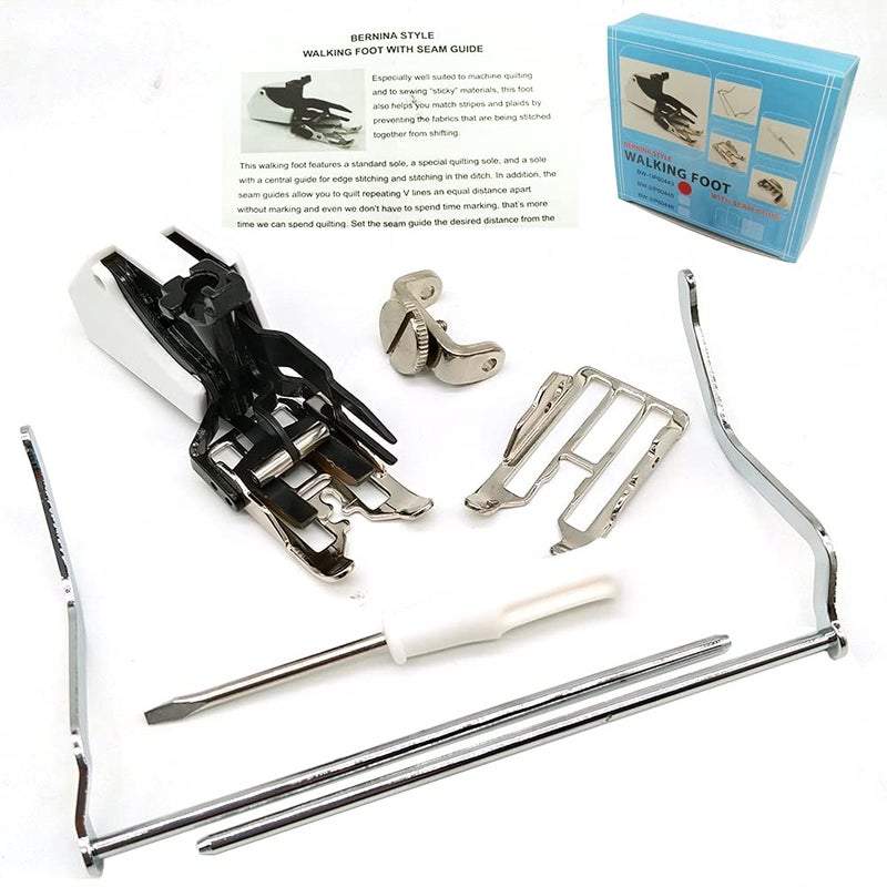 Sewing Presser Feet Walking Foot for Bernina Activa 125130135140145210220230240350PE380P60443 by LNKA