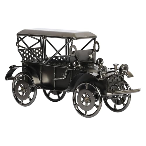 Kartique Vintage Metal Car Model – Classic Antique Collectible Showpiece for Home, Office & Cafe Decor – Retro Handmade Iron Automobile Sculpture for Car Enthusiasts & Gift Collectors - Image 2