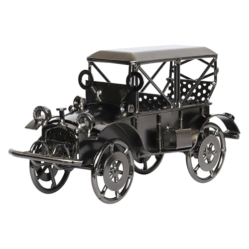 Kartique Vintage Metal Car Model – Classic Antique Collectible Showpiece for Home, Office & Cafe Decor – Retro Handmade Iron Automobile Sculpture for Car Enthusiasts & Gift Collectors - Image 3