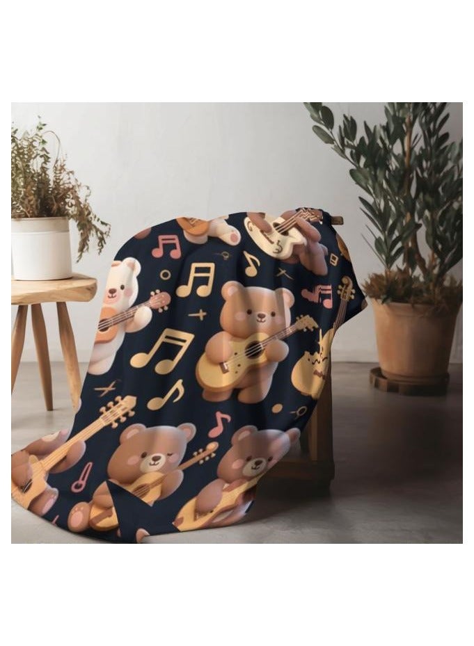 general Flannel thin blanket (warm and comfortable, suitable for sleep, gaming, dust removal and sandproof) 150cm*200cm - 775 - Image 1