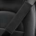 ongfuwu 2PCS Car Seat Belt Cover Soft Shoulder Strap Covers for More Comfortable Driving Auto Seatbelt Shoulder Pad Cushions Leather Safety Seatbelt Protector Universal for Car SUV Black - Image 2