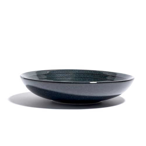 Beyond Homes Handcrafted Ceramic Pasta Bowl Set, 21 cm | Microwave & Dishwasher Safe Pasta Plates Glossy Finish | Deep Plate | Ceramic Serving Pasta Bowl, 650 ml Each (Midnight Blue Set of 2) - Image 5