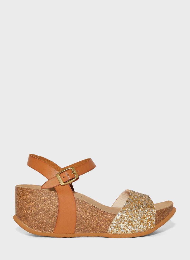 BAYTON Maya Wedge Sandals - Image 1