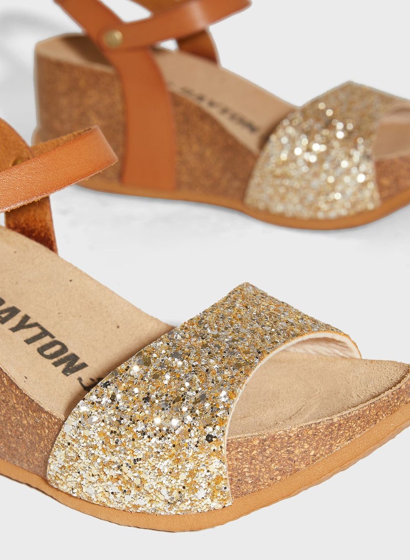 BAYTON Maya Wedge Sandals - Image 4