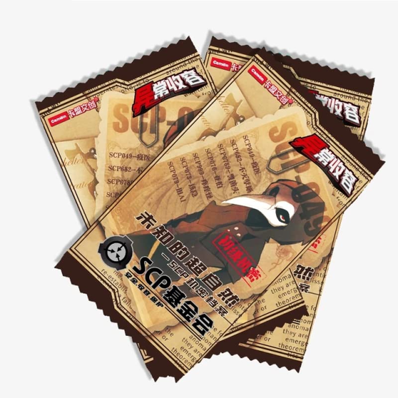 SCP Foundation Bown Pack Trading Cards Collection Special Containment Procedures Confidential File Breach 3pk - Image 1