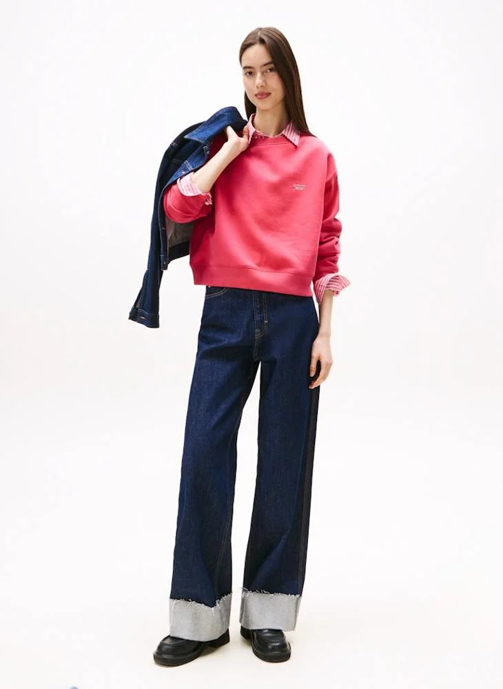 TOMMY JEANS Graphic Crew Neck Sweatshirt