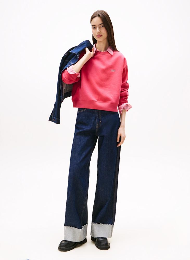 TOMMY JEANS Graphic Crew Neck Sweatshirt - Image 4