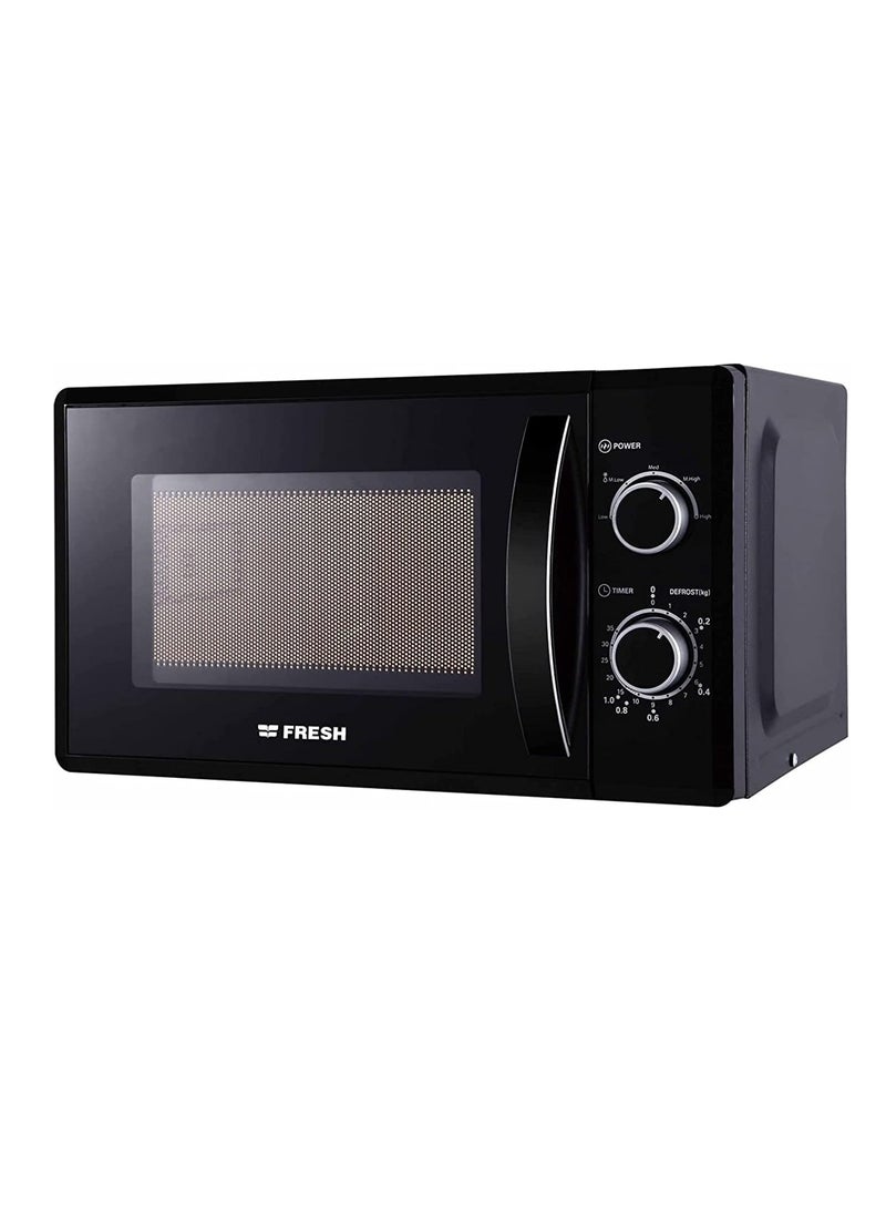 فريش فرن ميكروويف من فريش FMW-20MC-B، 700 واط، 20 لتر - اسود
