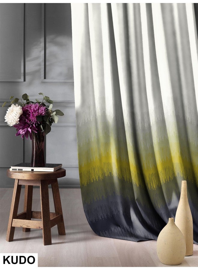 كاسابلو ستائر معتمة من قطعتين من البوليستر (فولاذ) من Casableu Kudo مع رباط خلفي، لغرفة النوم وغرفة المعيشة - Image 4