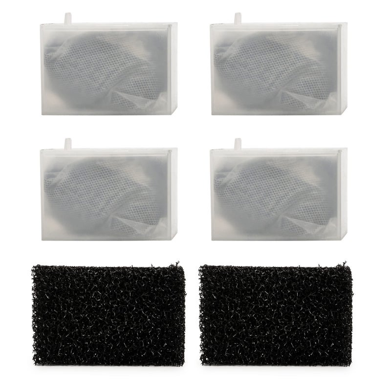NICREW Replacement Cartridge for Fish Tank Filter Magi 380 Aquarium Filter Foam and Active Carbon