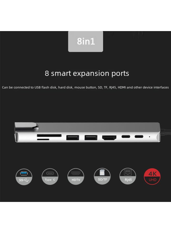 نيوترل محطة توسعة USB متعددة الوظائف لـ Huawei وMacbook وApple iPad - محطة إرساء سداسية في واحد من نوع Type-C - Image 3